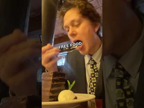 I faked being a critic for free food