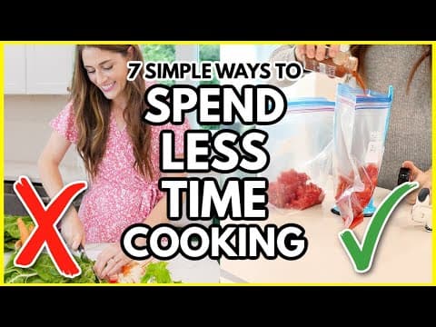 Girl, stop wasting time in the kitchen! 🙅🏻♀️ 7 Effective TIme-Saving Mealtime Shortcuts