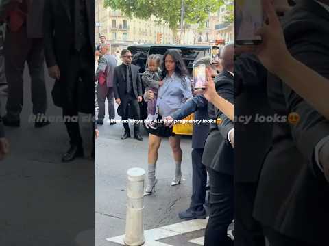 Rihanna slays all her pregnancy looks😍 #rihanna #asaprockyrihanna #fashion #fashionevent #redcarpet