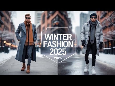 โ๏ธ Menโs Winter Fashion Trends 2025 | Stay Warm & Stylish This Season ๐ฅ๐งฅ