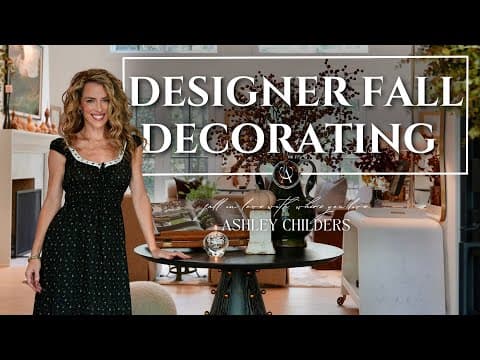 Designer Fall Decorating Tips for a Cozy + Welcoming Home