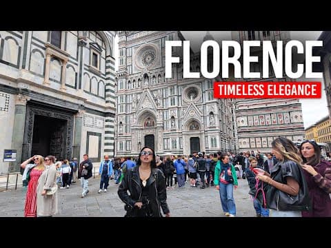 FLORENCE, Italy 🇮🇹 The Most Beautiful City in Italy? 4K Walking Tour