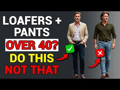 How to Style Loafers with ANY Pants After 40 | Modern Men’s Style 40+