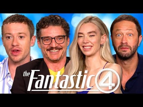 The Fantastic Four: First Steps Cast Take On A Chaotic Mystery Interview