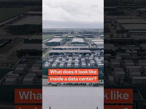 We took a look inside a #datacenter in Wyoming. #AI #energy #sustainability
