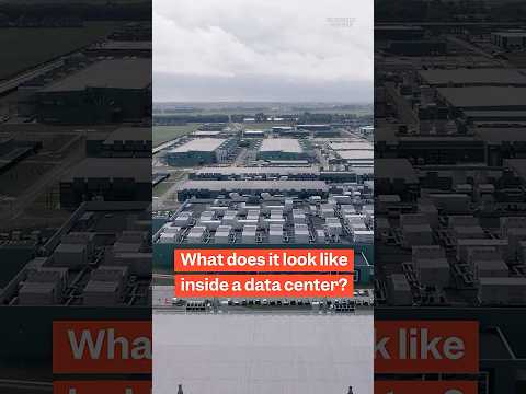 We took a look inside a #datacenter in Wyoming. #AI #energy #sustainability