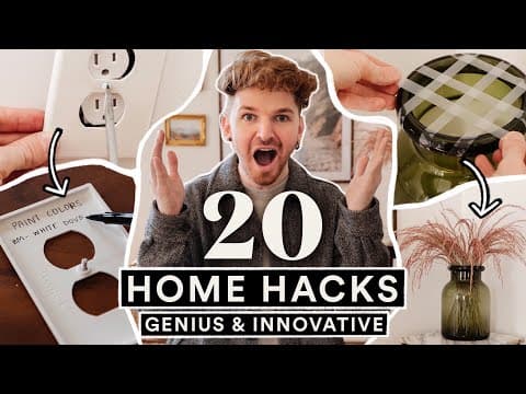 20 GENIUS Home Hacks That CHANGED MY LIFE 🏠 DIY Hacks to Save Time + Money!