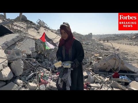 Palestinians Navigate Debris As Gaza Ceasefire Takes Hold And They Return To Northern Gaza