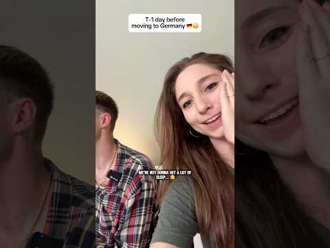 Come follow along on our journey! 🙌🇩🇪 It was 1:30am the night before the big flight lol