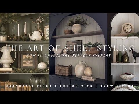🌿 5 Principles to Elevate Any Space | The Art of Shelf Styling 🕯️
