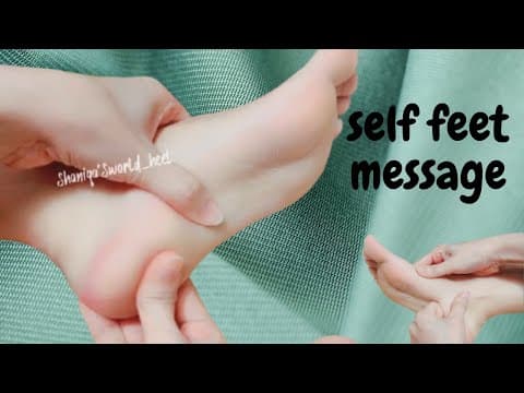 Relaxing feet message #feet #foot