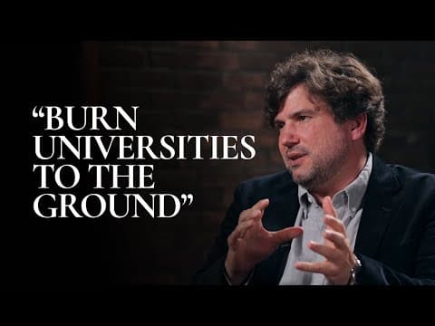 Rebel Oxford Philosopher Declares War on Universities