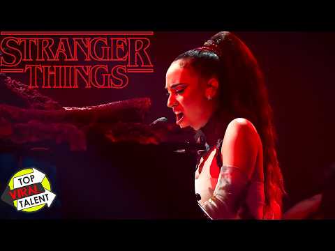 She Performed This Like A STRANGER THINGS Soundtrack..You MUST SEE!🔦⋆₊