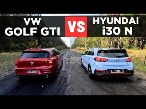 Drag Race: 2026 VW Golf GTI vs Hyundai i30 N – 0-100 & comparison