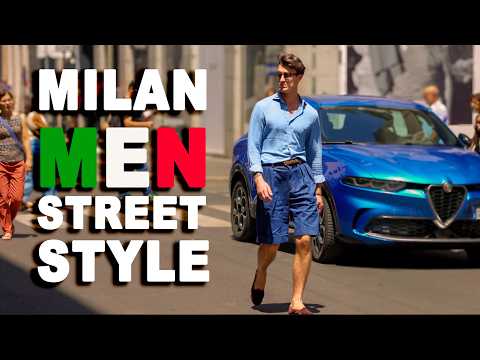 Men’s Summer Fashion 2025 | Milan Street Style Inspiration
