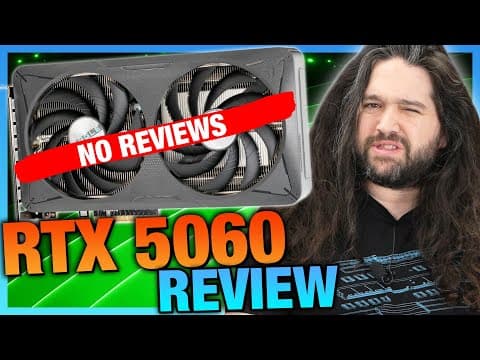 Forbidden Review: NVIDIA RTX 5060 GPU Benchmarks