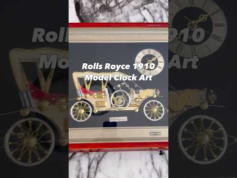 Thrifted Rolls Royce 1910 model & clock 😱🔥 #thriftstorefinds #rollsroyce #vintage #carslover #fyp