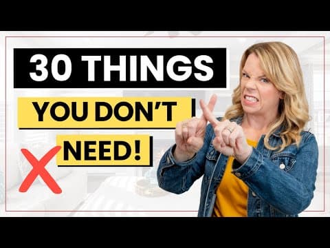 30 Things I Don't Buy Anymore - Save Money and Space