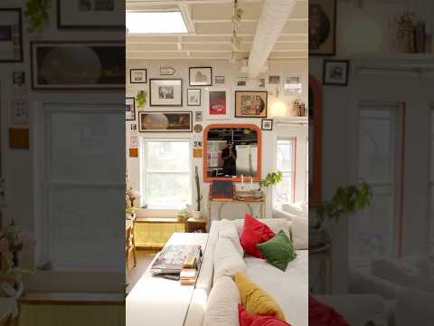 Touring a unique Toronto apartment with 6 skylights ☀️ #interiordesign #apartmenttour #hometour