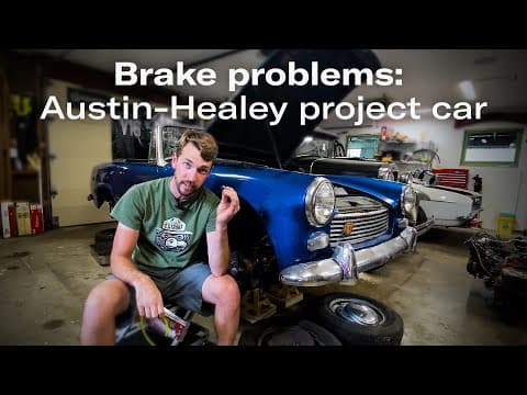 Bleeding the hydraulic system: Austin-Healey project car | Kyle's Garage - Ep. 13