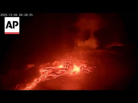 Mount Kilauea on Hawaii's Big Island resumes its on-and-off eruptions