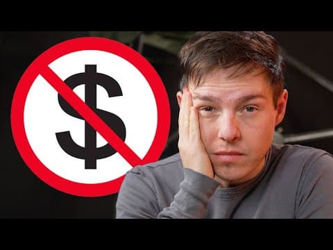 Why I don't spend money.