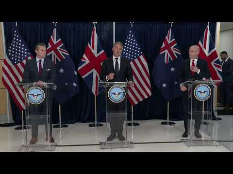 WATCH LIVE: Hegseth meets with UK, Australia defense leaders