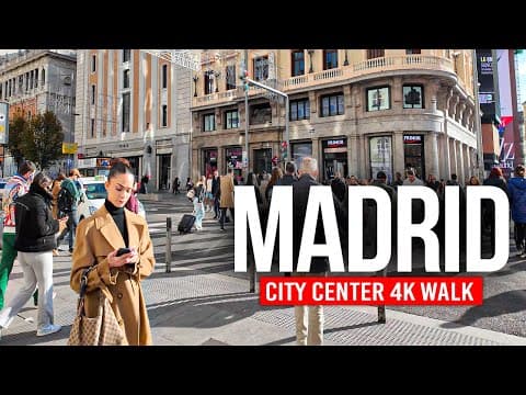 MADRID, Spain 🇪🇸 The Royal Heart of Spain | 4K Walking Tour