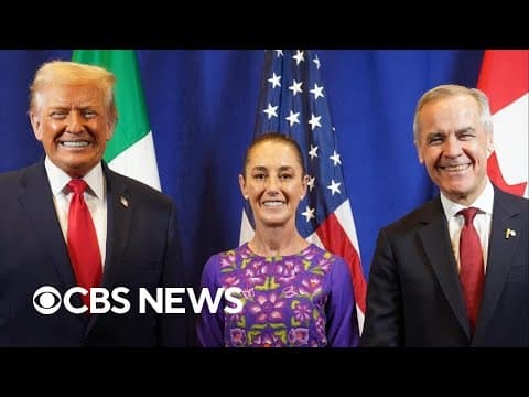 Trump meets with leaders of Mexico, Canada at FIFA Men's World Cup drawing