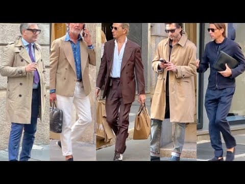 Shop Men's Clothing in Italy 🇮🇹 Milan Fall 2025 Men's Street Fashion & Autumn Men's Wardrobe #gq