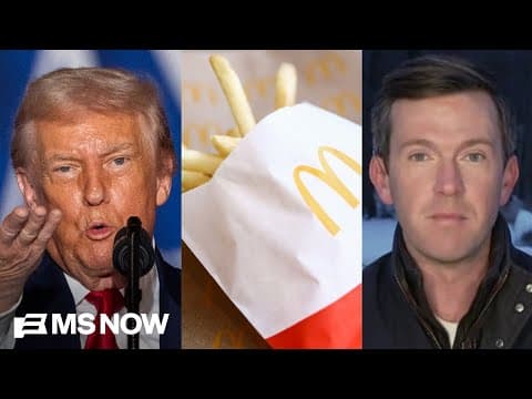 'Cognitive clash': Dad grapples with affording McDonalds for his kids as Trump mocks affordability
