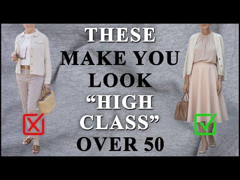 20 Details in Your Look That Reveal Your Social Class! Budget Friendly Elegant Lifestyle
