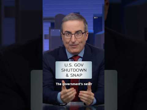 U.S. Government Shutdown & SNAP #lastweektonight