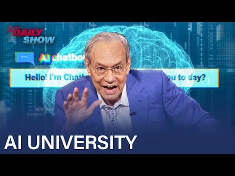 Lewis Black Rags on the State of Education and the Rise of ChatGPT University | The Daily Show