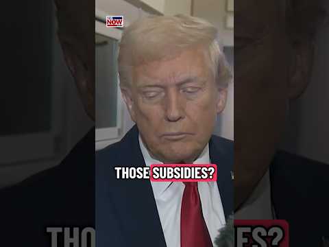 Trump says he doesn’t want to extend Obamacare subsidies