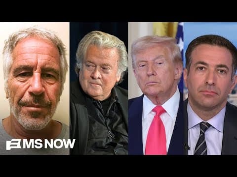 The 1st Epstein files! MAGA's Bannon plotted to redeem 'monster' sex trafficker Epstein