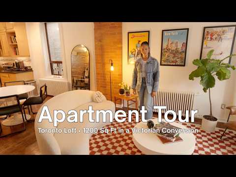 Touring a Unique Loft Apartment in a Toronto Converted Victorian Home, 1200sqft/111sqm