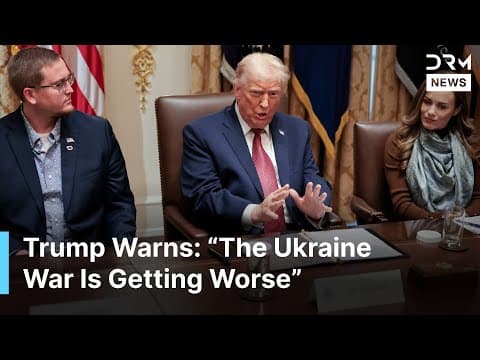 President Trump Discusses Ukraine War, NATO Support, and U.S. Strategy for Ending Conflict | AC1N