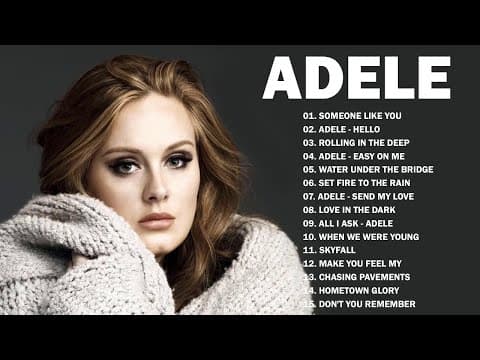 Top ADELE Songs Playlist 2025 | ADELE Greatest Hits Collection Of All Time #trending