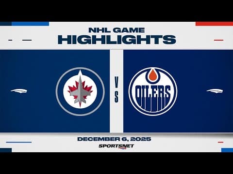 NHL Highlights | Jets vs. Oilers - December 6, 2025