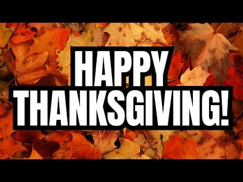 Happy Thanksgiving!