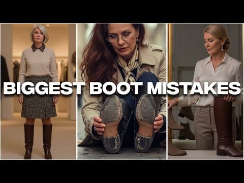11 COMMON Boot Mistakes in Casual Looks Petite & Over 50