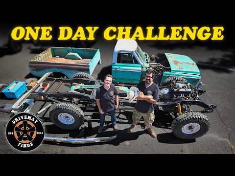 We have 24 hours to build a '71 Chevy K10 and drive it home. Swap Meet Challenge | Driveway Finds