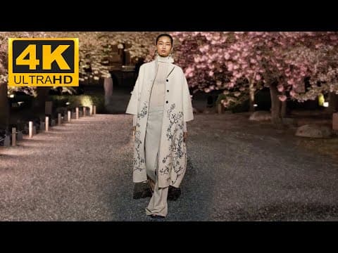 Dior Pre-Fall 2025 | Fashion Show in Kyoto,Japan - 4K