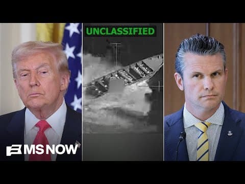 Trump backtracks on both the boat strike video AND affordability