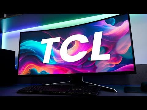 This QLED Mini-LED Gaming Monitor Is A Game Changer! ( TCL 34R83Q )