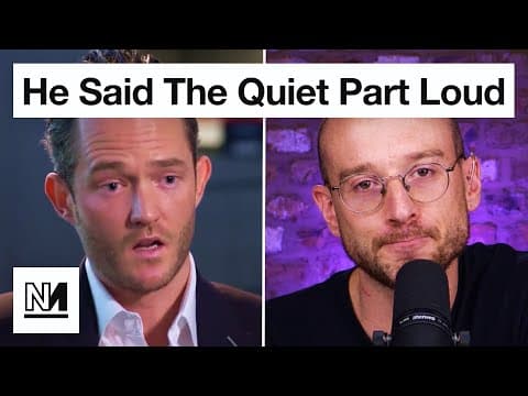 Sociopath Businessman Tells The Truth About Capitalism