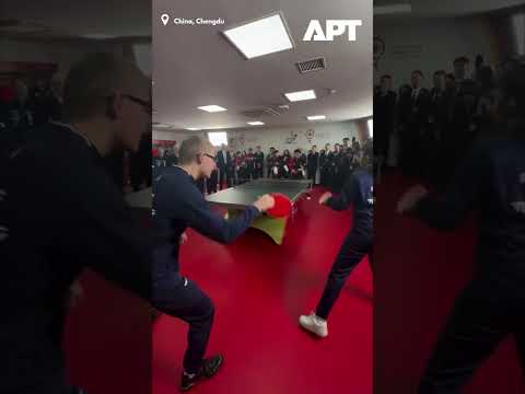 Macron Plays Ping-Pong with Olympic Star in China After Talks with Xi — Unexpected Moment in Chengdu
