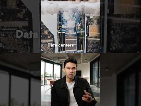 Some data centers are submerging their servers in liquid 👀💧 #trendingshorts #ai #datacenter #tech