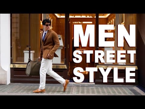 London Men's Street Style | Spring 2025 Fashion Trends & What Men Are Wearing Now